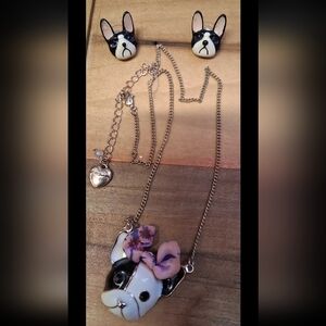 Betsey Johnson Earrings and Necklace Set